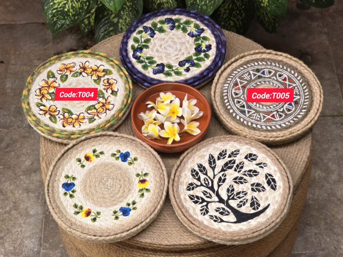 Jute Table Mats Set - Image 4