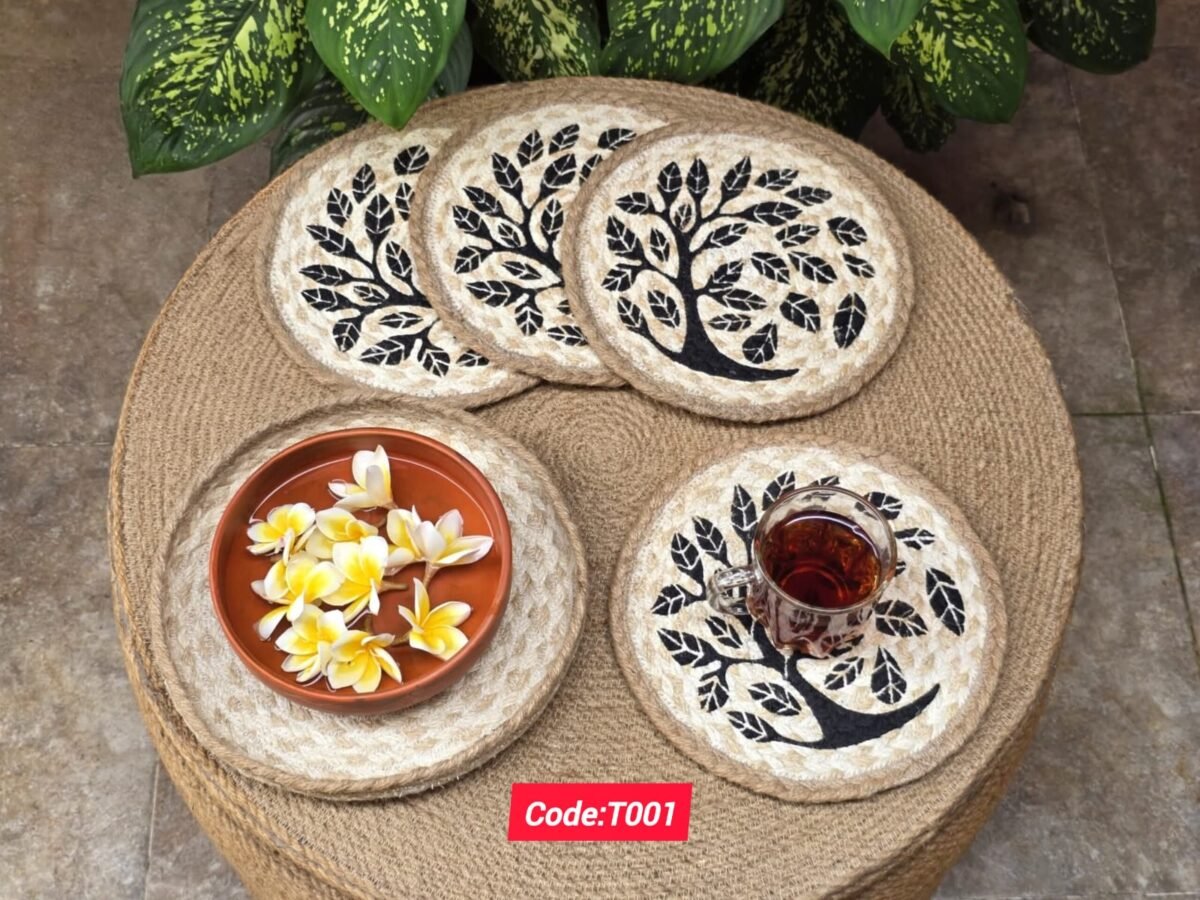 Jute Table Mats Set - Image 1