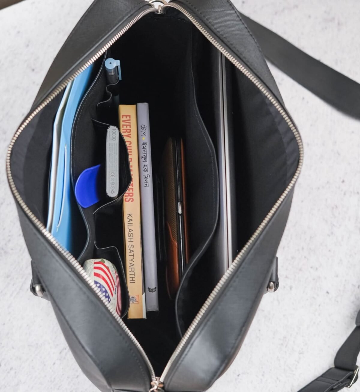 Leather Office Bag - Image 4