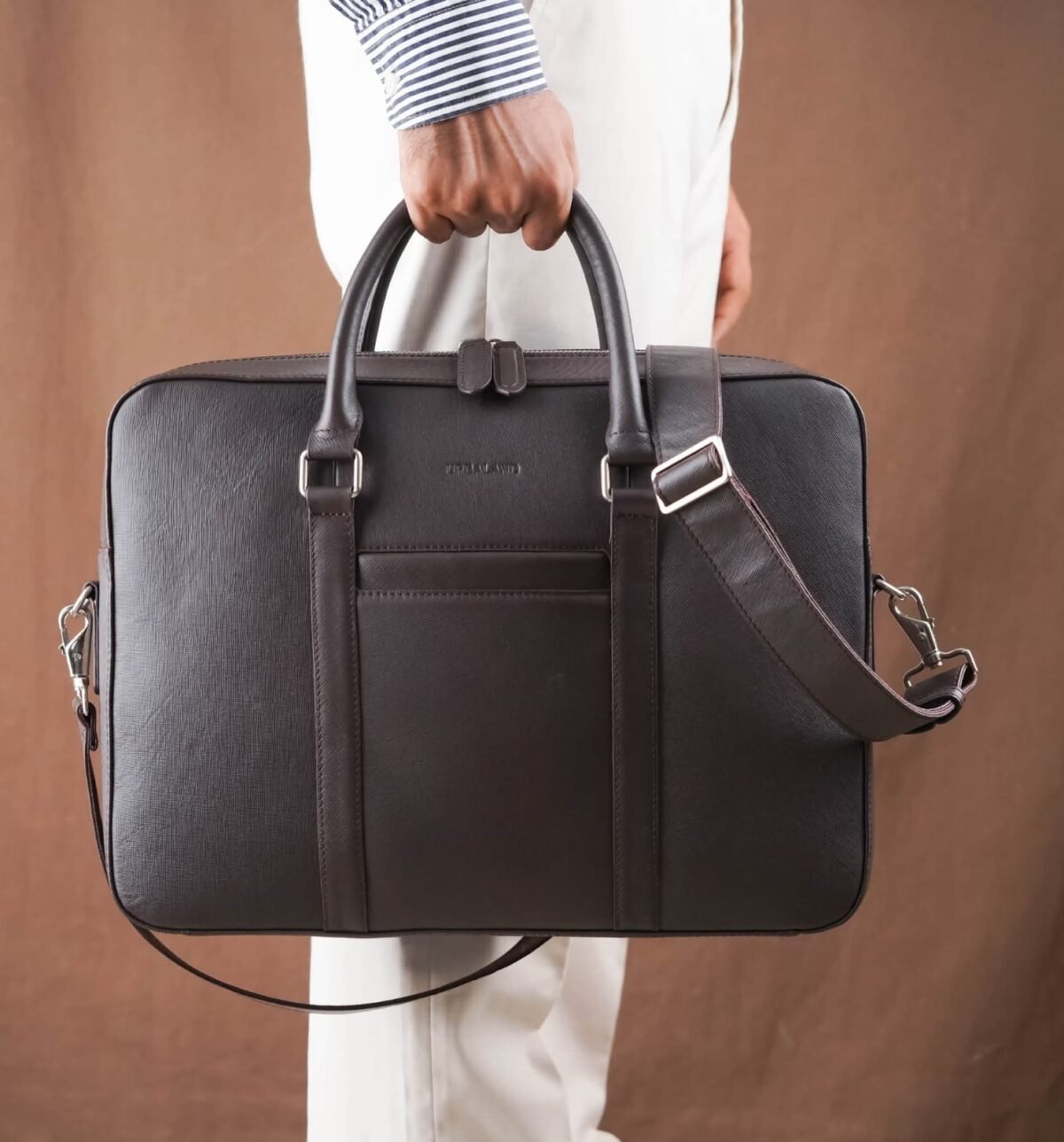 Leather Office Bag - Image 4