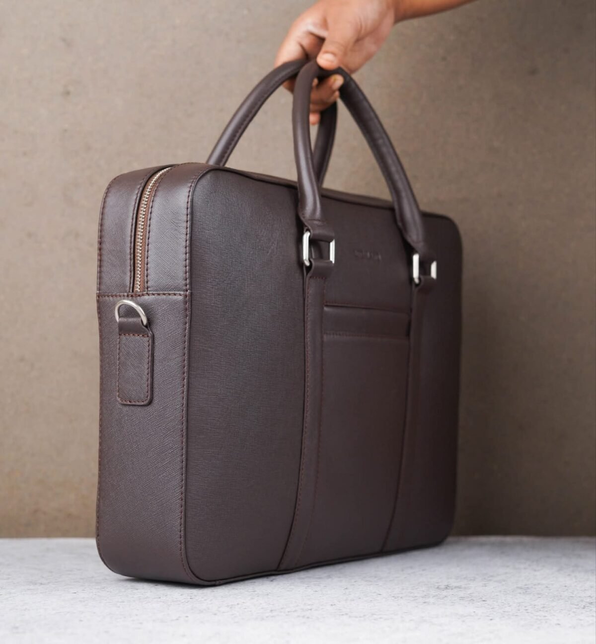 Leather Office Bag - Image 3